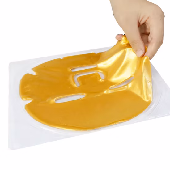 熱い販売滑らかな引き締め保湿コラーゲン 24K ゴールド リップ マスク OEM
